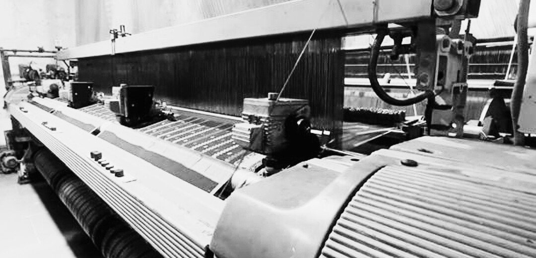 Textile weaving machine at Sanjog Textile Mills